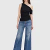 Asymmetrisches Top mit Raffung