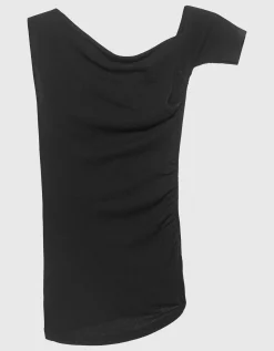 Asymmetrisches Top mit Raffung