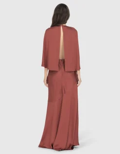 Ausgestelltes Maxi-Kleid Eden Cascading