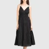 Ausgestelltes Midi-Trägerkleid Freya