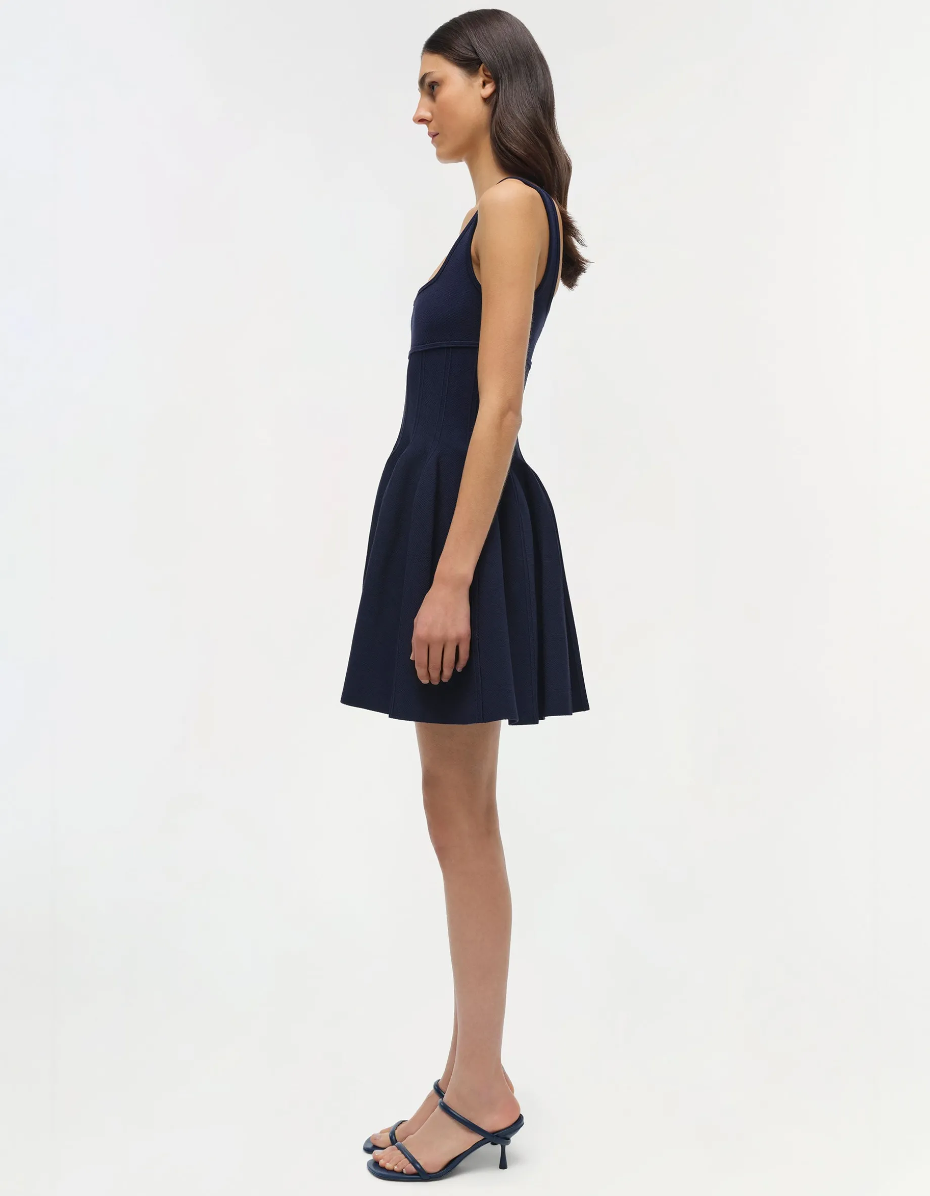 Ausgestelltes Mini Kleid