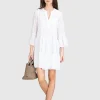 Ausgestelltes Mini-Kleid