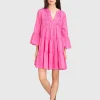 Ausgestelltes Mini-Kleid