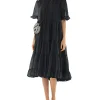 Ausgestelltes Off-Shoulder Kleid