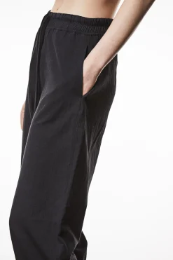 Barrel-Fit Leinen-Mix Hose