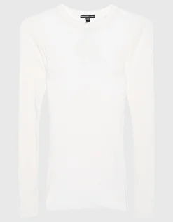 Baumwoll Longsleeve mit Kaschmir Anteil