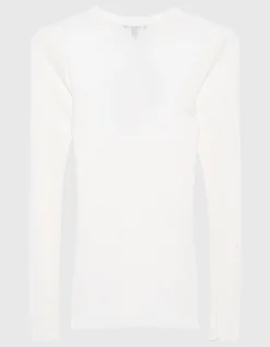 Baumwoll Longsleeve mit Kaschmir Anteil
