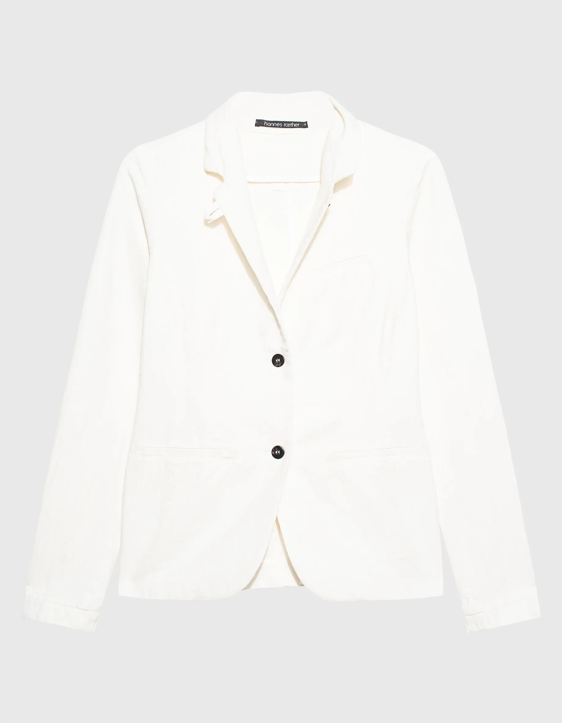 Baumwoll-Leinen-Mix Blazer ja22y