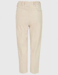 Baumwoll-Mix Bundfaltenhose