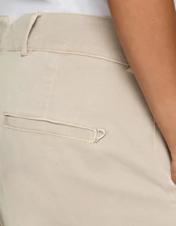 Baumwoll-Mix Bundfaltenhose