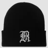 Beanie mit Label Stickerei