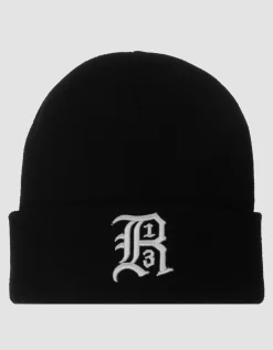 Beanie mit Label Stickerei