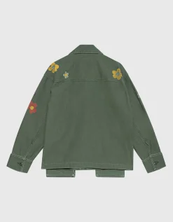 Bedruckte Jacke im Military-Style