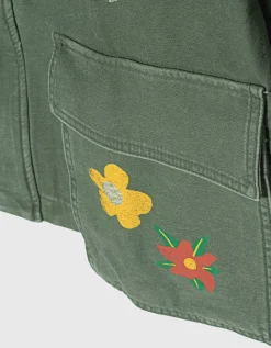Bedruckte Jacke im Military-Style