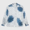 Bedruckte Loose-Fit Bluse