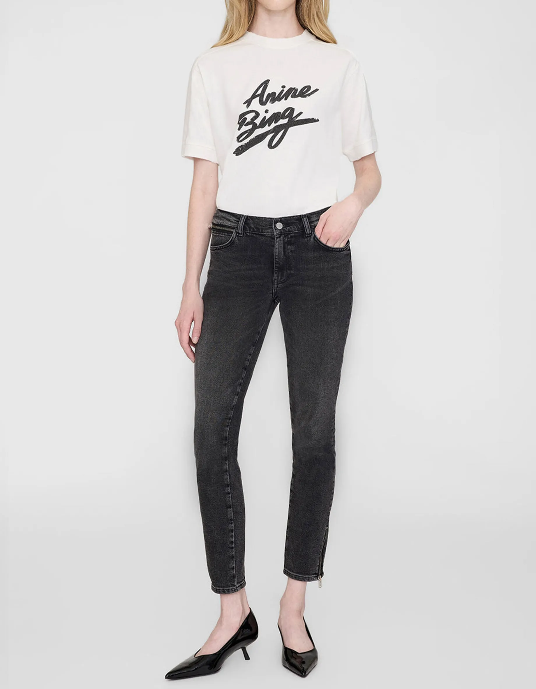 Bedrucktes Boxy-Fit T-Shirt Jaylin