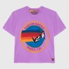 Bedrucktes Crop T-Shirt