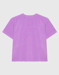 Bedrucktes Crop T-Shirt