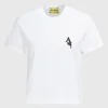 Bedrucktes Crop-T-Shirt