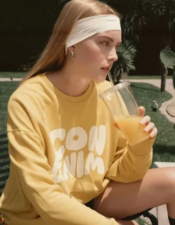 Bedrucktes Oversize Sweatshirt Jamie