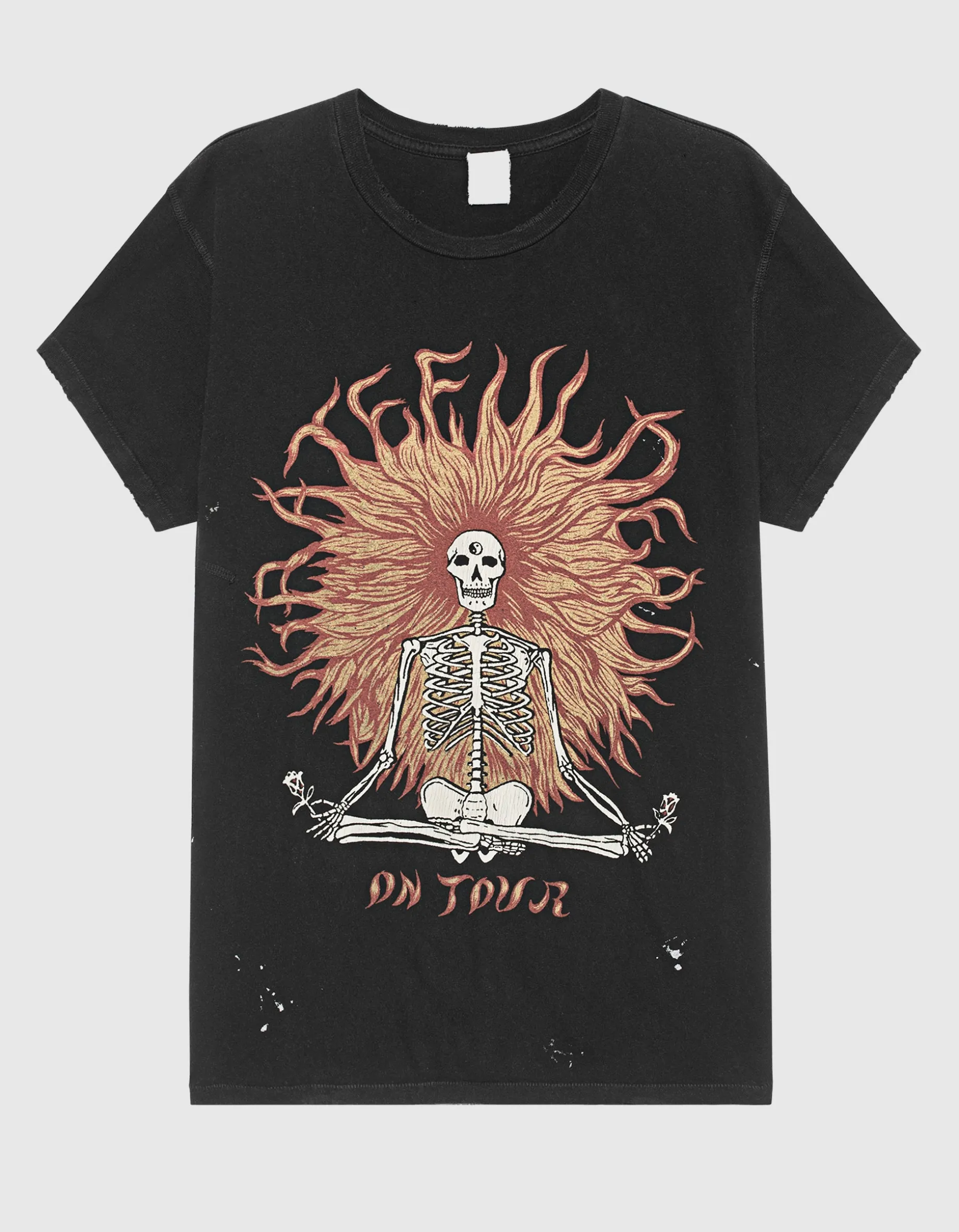 Bedrucktes Oversize T-Shirt im Vintage-Look