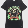 Bedrucktes Oversize T-Shirt im Vintage-Look