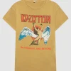 Bedrucktes Oversize T-Shirt im Destroyed-Look
