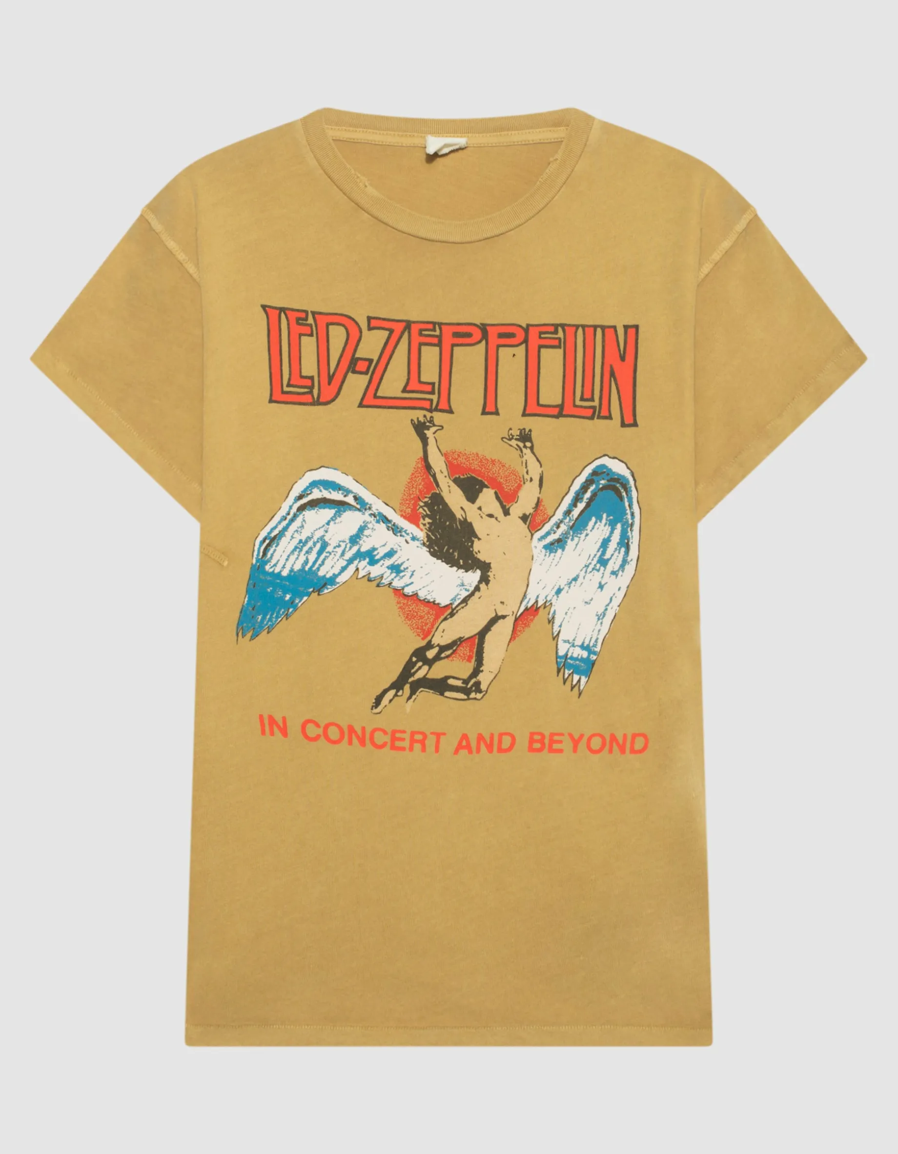Bedrucktes Oversize T-Shirt im Destroyed-Look
