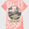 Bedrucktes Oversize T-Shirt im Vintage-Look