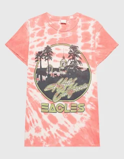 Bedrucktes Oversize T-Shirt im Vintage-Look