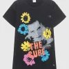 Bedrucktes Oversize T-Shirt im Vintage-Look