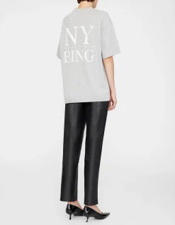 Bedrucktes Oversize T-Shirt Myers Serif NY