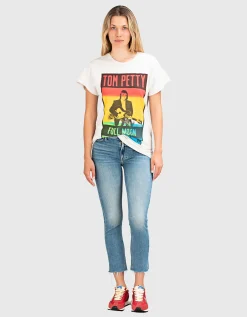 Bedrucktes Oversize T-Shirt im Vintage-Look