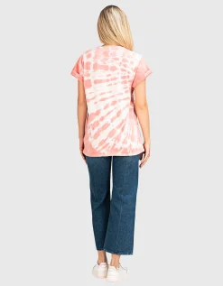 Bedrucktes Oversize T-Shirt im Vintage-Look