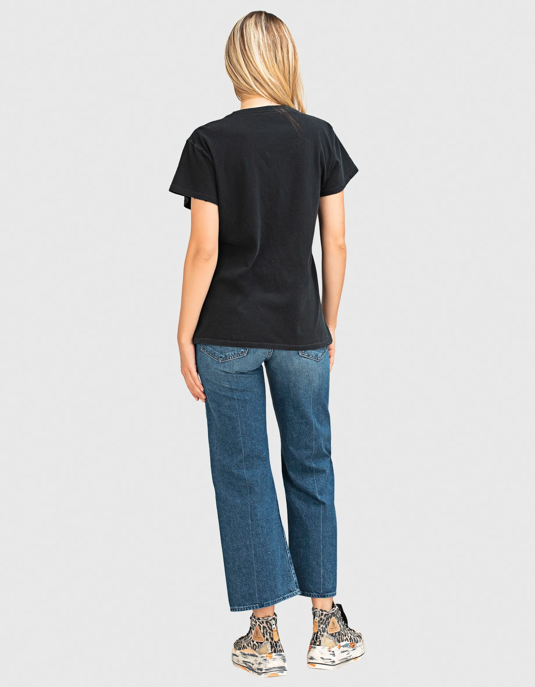 Bedrucktes Oversize T-Shirt im Vintage-Look