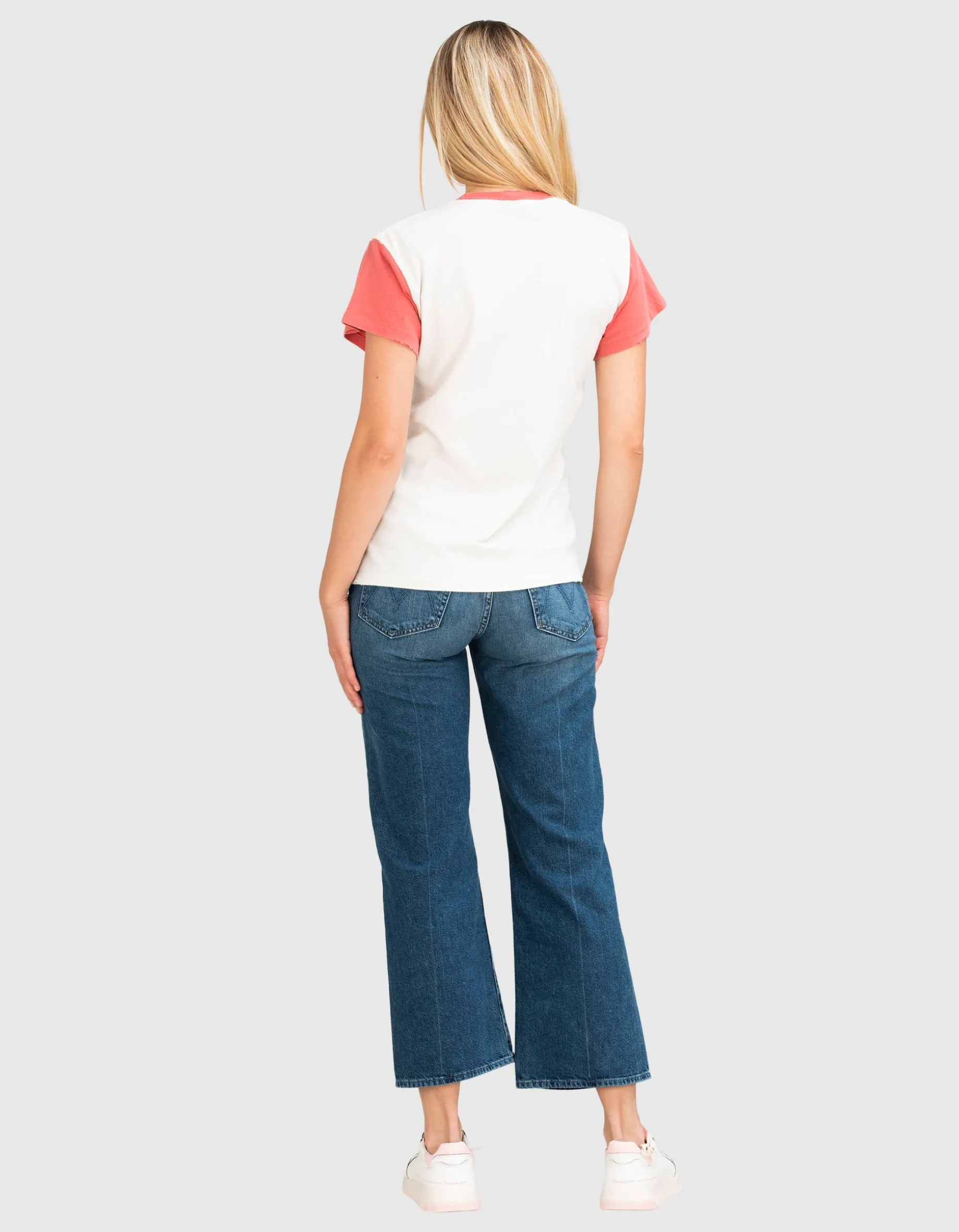 Bedrucktes Oversize T-Shirt im Vintage-Look