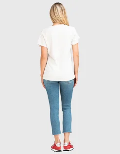Bedrucktes Oversize T-Shirt im Vintage-Look