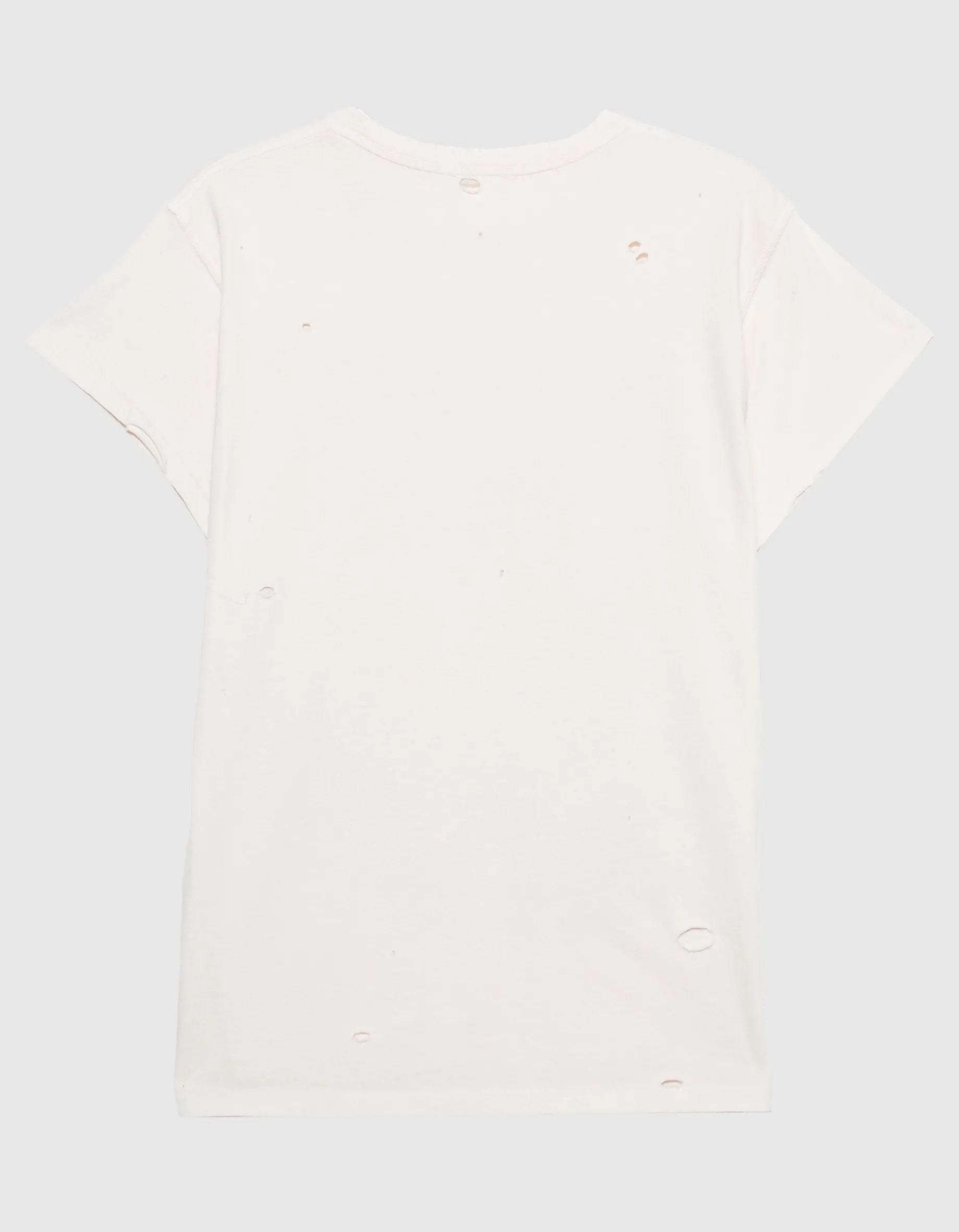 Bedrucktes Oversize T-Shirt im Destroyed-Look