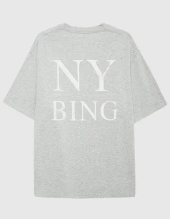 Bedrucktes Oversize T-Shirt Myers Serif NY
