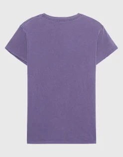 Bedrucktes Oversize T-Shirt im Vintage-Look mit Glitter-Finish