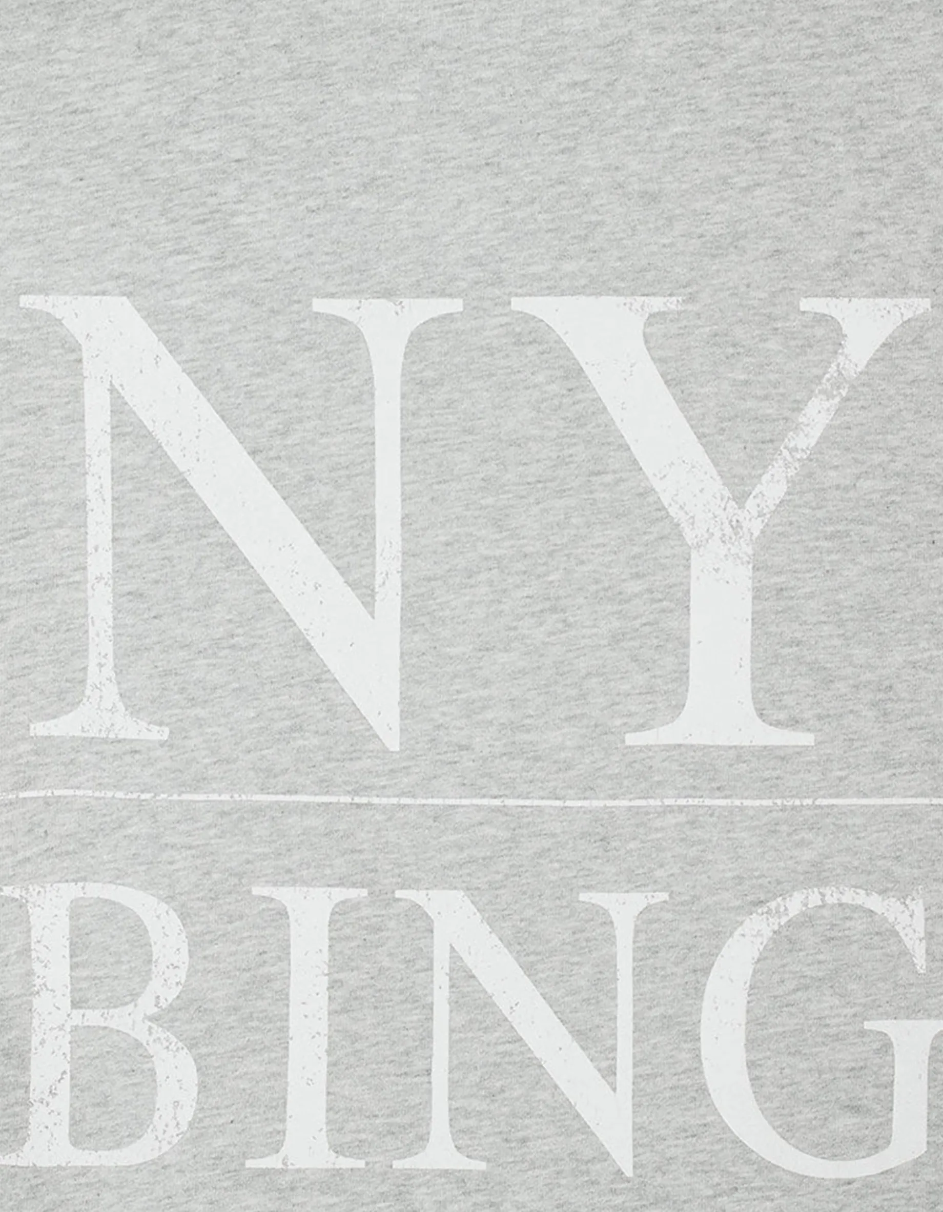Bedrucktes Oversize T-Shirt Myers Serif NY