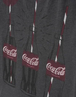 Bedrucktes Oversize T-Shirt im Used-Look