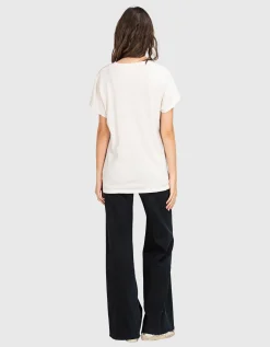 Bedrucktes Oversize T-Shirt im Destroyed-Look