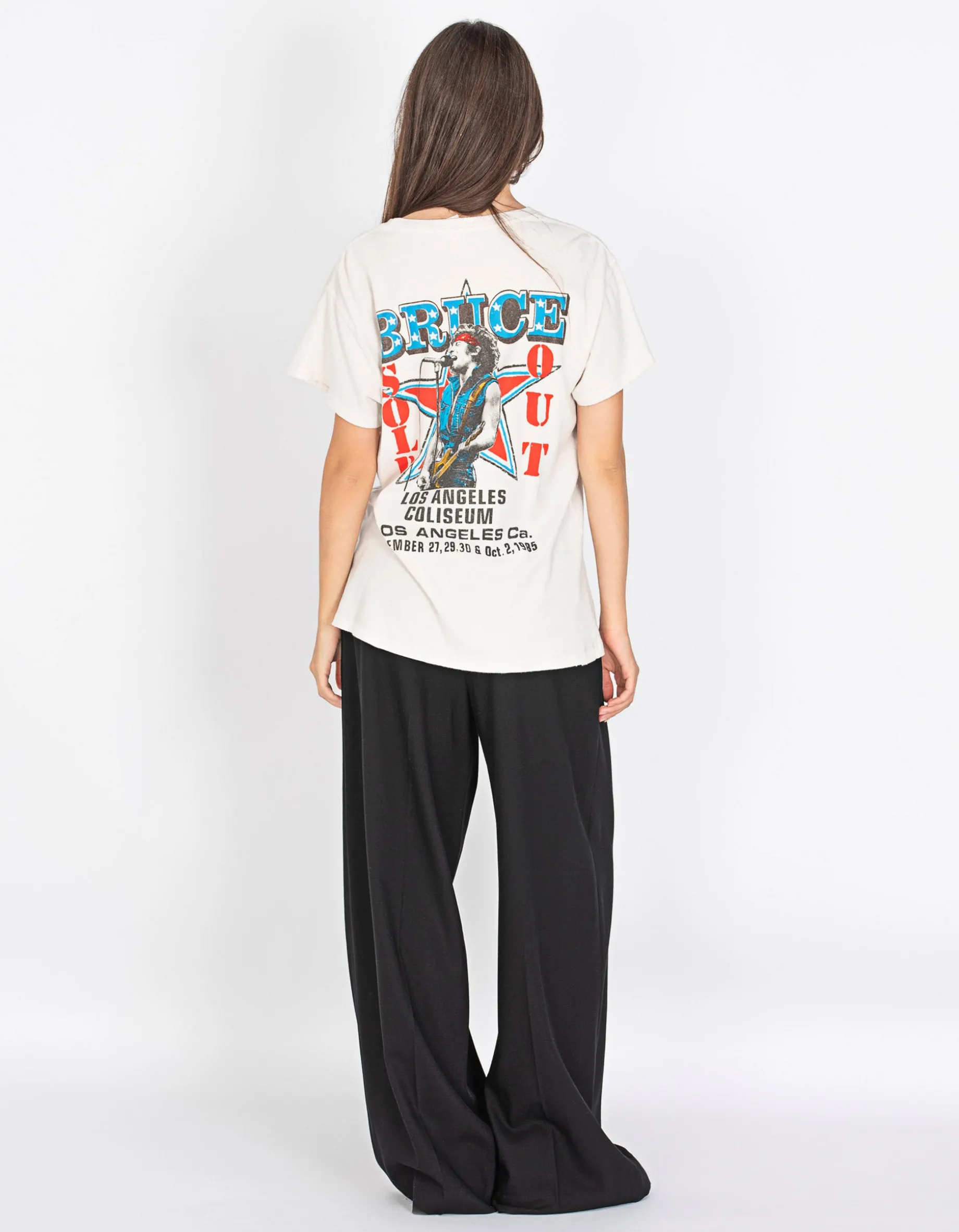 Bedrucktes Oversize T-Shirt im Destroyed-Look