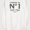 Bedrucktes Oversized Sweatshirt