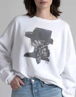 Bedrucktes Oversize-Sweatshirt