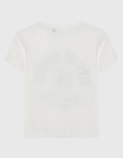 Bedrucktes Ripp-T-Shirt