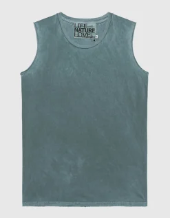 Bedrucktes Top im Destroyed-Look