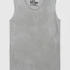 Bedrucktes Top im Destroyed-Look