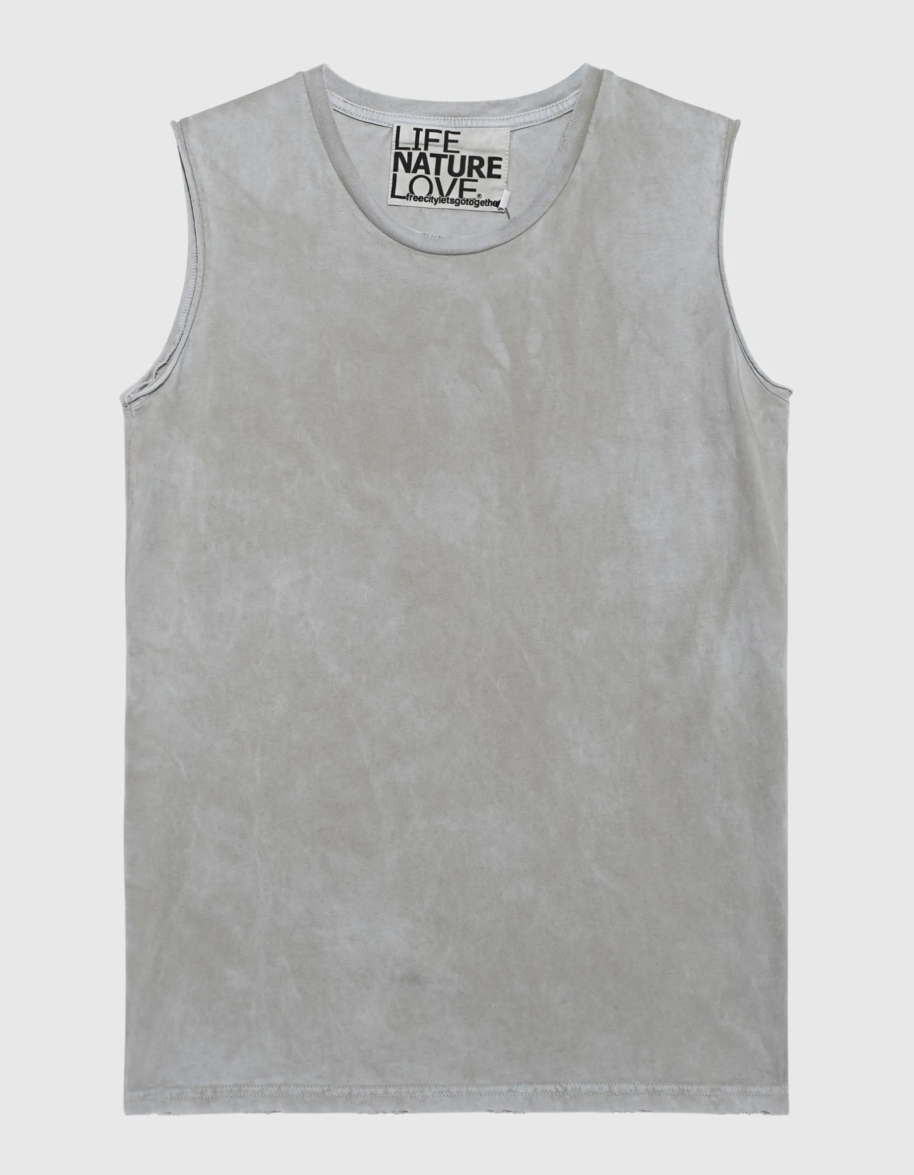 Bedrucktes Top im Destroyed-Look